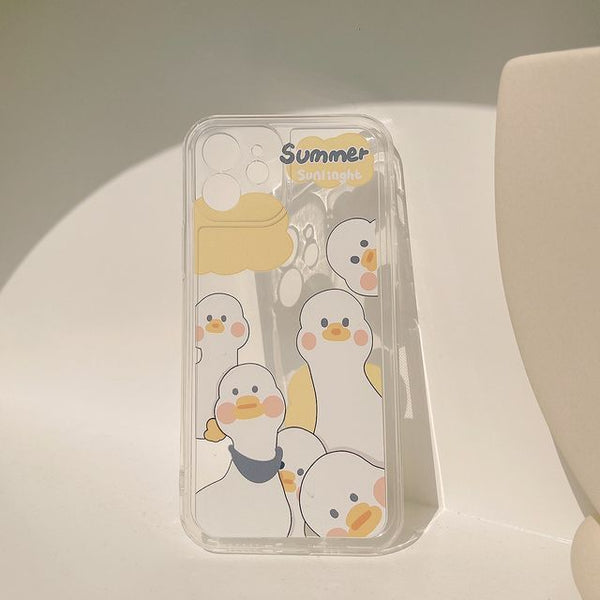 Case Transparent Phone Duck FashionChic