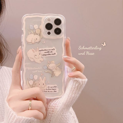 Phone Transparent Case Rabbit FashionChic