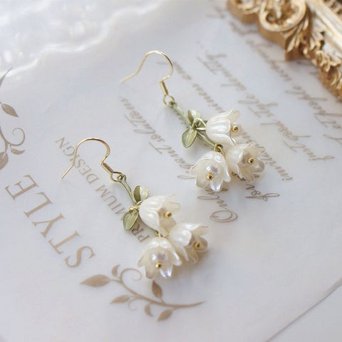 Flower Earring Dangle Alloy FashionChic