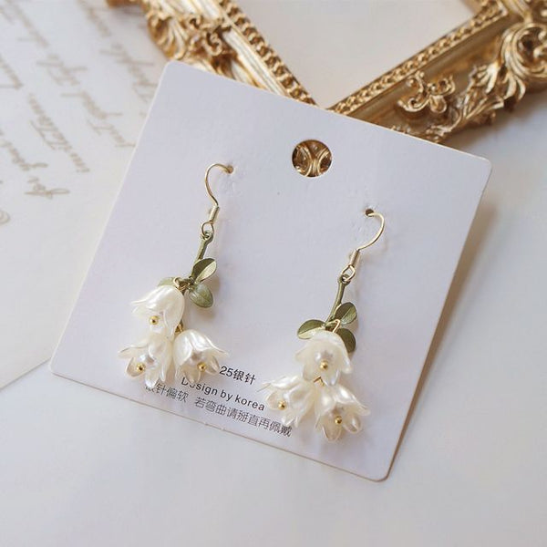 Flower Earring Dangle Alloy FashionChic