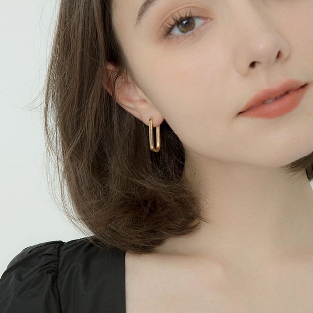 Hoop Earring Metal FashionChic
