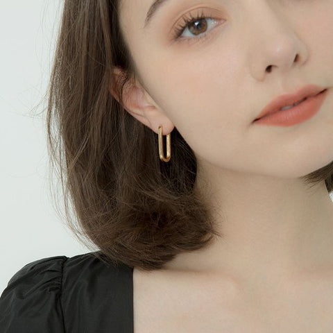 Hoop Earring Metal FashionChic