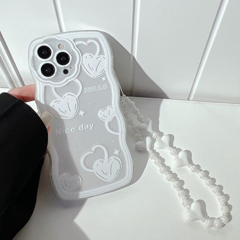 Phone Transparent Case Heart FashionChic