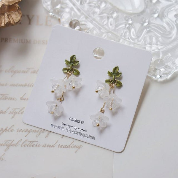 Clip-On / Drop Flower Earring FashionChic