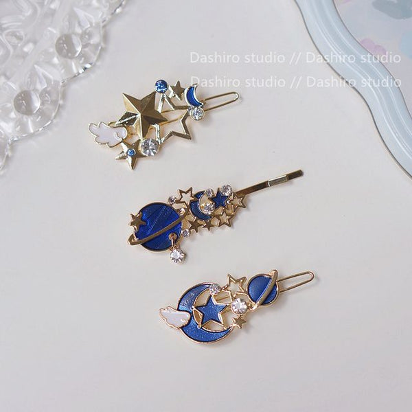 Planet Pin designs) Hair / (various Clip Set: FashionChic