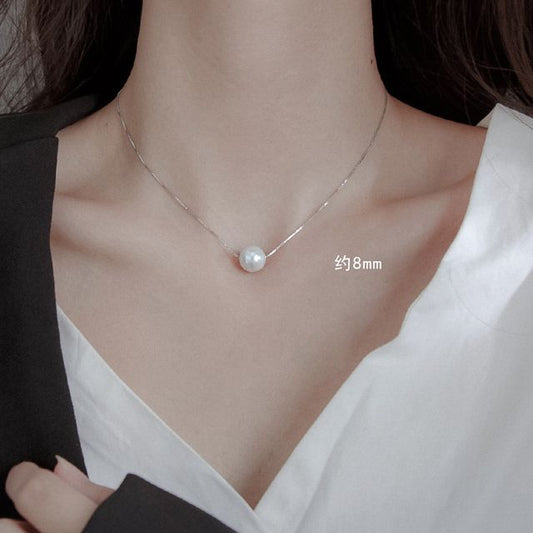 Necklace Faux Pearl FashionChic