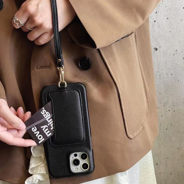 Leather Card Holder Phone Case Faux FashionChic
