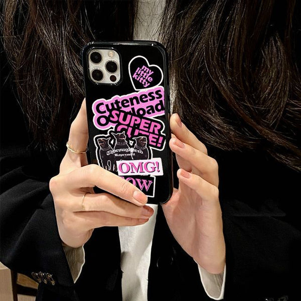 Case Phone Lettering FashionChic