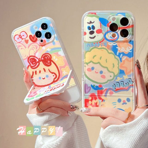 Cartoon Couple Phone Case FashionChic