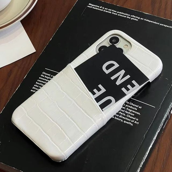 Leather Phone Case Holder Faux Card FashionChic