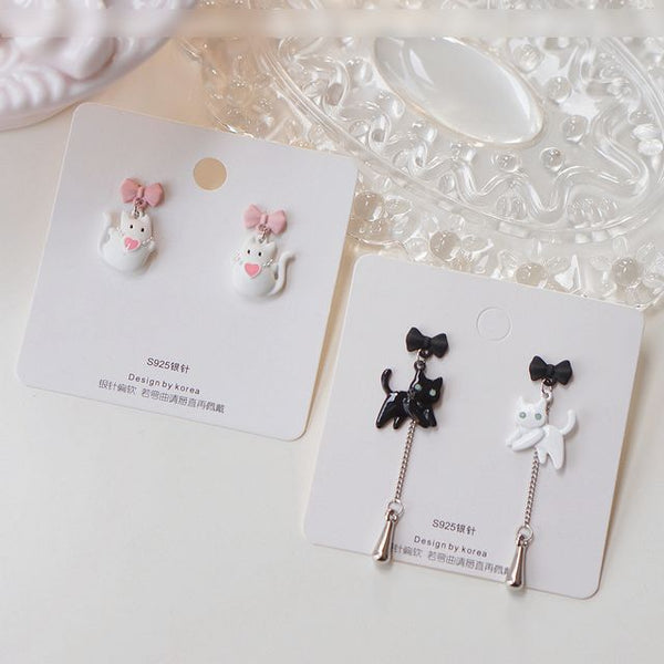 Cat Alloy designs) Asymmetrical Dangle Earring (various FashionChic