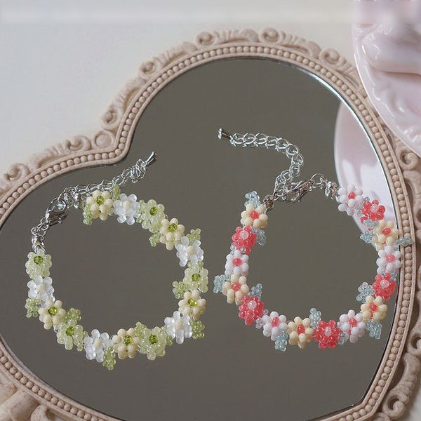 Bracelet Alloy Floral FashionChic