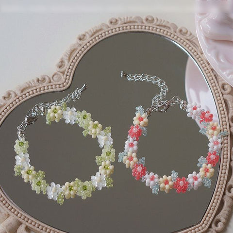 Bracelet Alloy Floral FashionChic