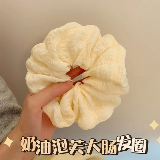 Linen Scrunchie Cotton FashionChic