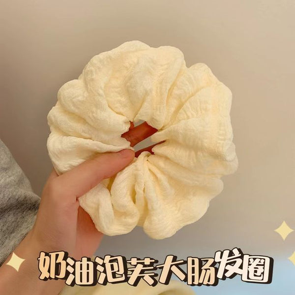 Linen Scrunchie Cotton FashionChic