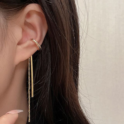 Alloy Earring Fringed Cuff FashionChic