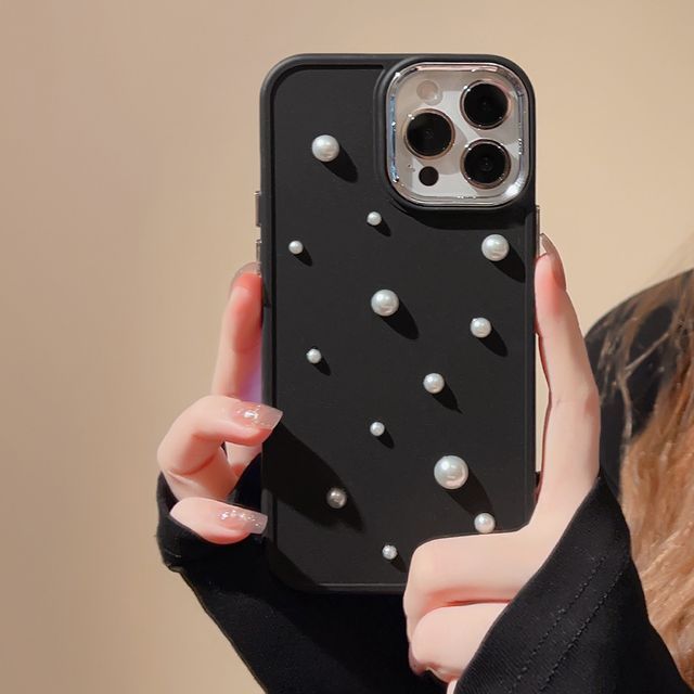 Case Pearl Faux Phone FashionChic