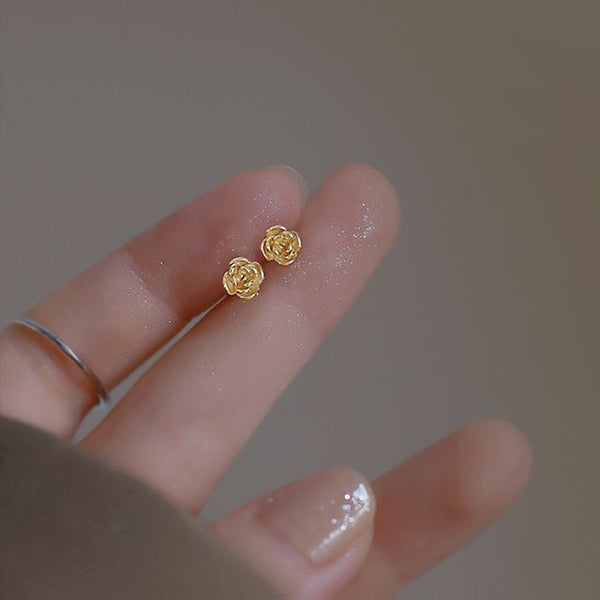 Earring Sterling Floral Silver FashionChic