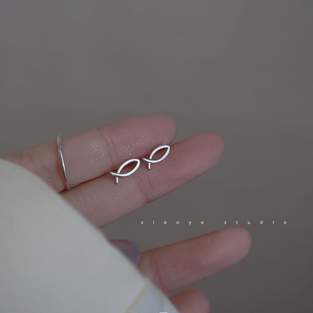 Sterling Earring Silver Fish FashionChic