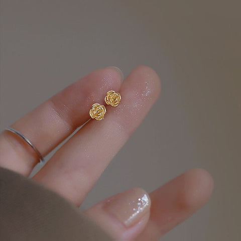 Earring Sterling Floral Silver FashionChic