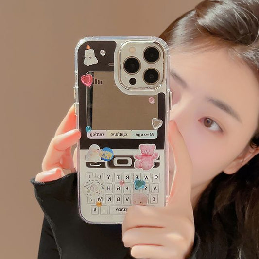 Mirrored Print Cellphone Phone Vintage Case FashionChic