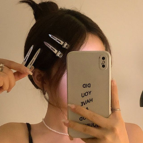 Hair Clip Metallic Set FashionChic