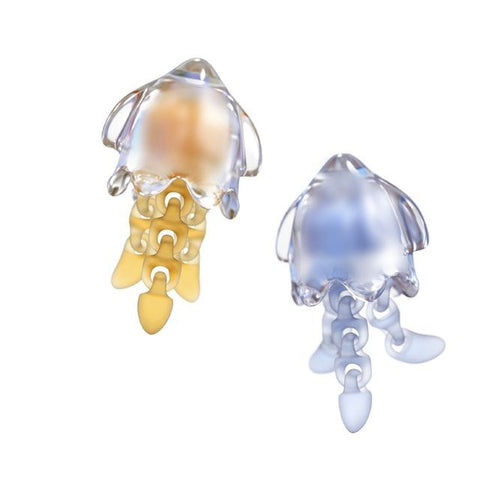 Two-Tone Squid Earring FashionChic