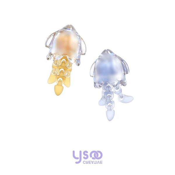 Two-Tone Squid Earring FashionChic