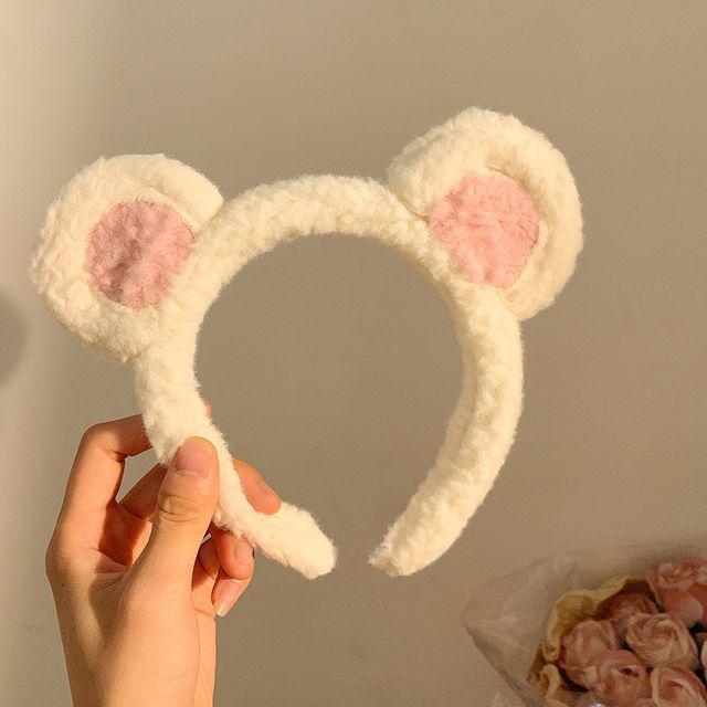 Cat Chenille Ear Headband FashionChic