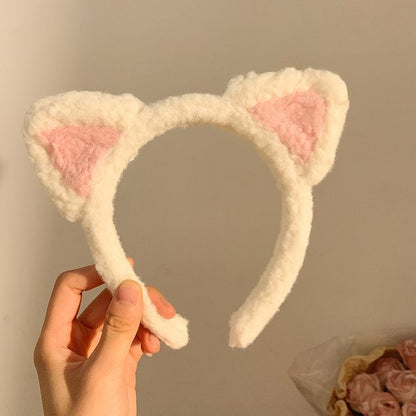 Cat Chenille Ear Headband FashionChic