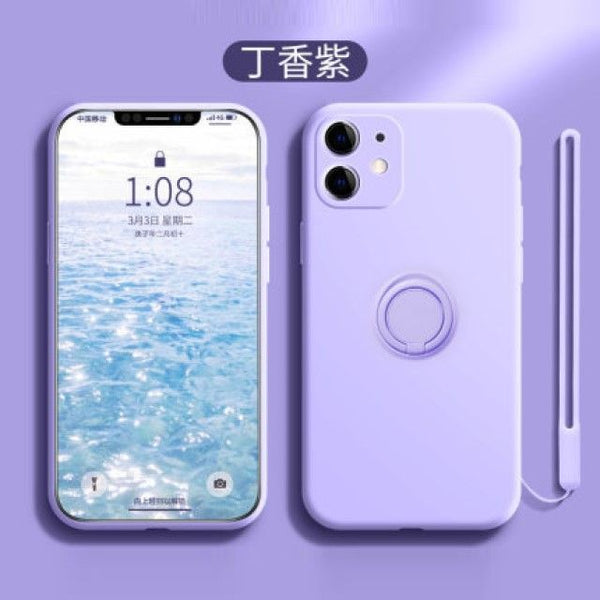 Plain Phone Stand Case Ring FashionChic