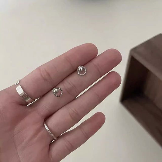 Stud Earring Bead Alloy