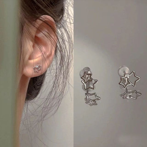 Star Earring Alloy Stud FashionChic