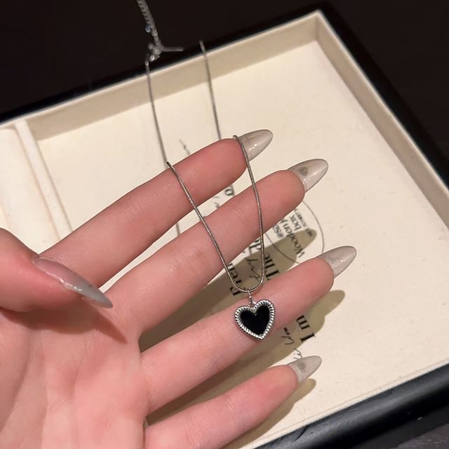 Alloy Choker Set Pendant Star Heart Necklace / FashionChic