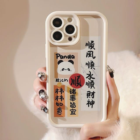 Chinese Phone Characters Panda Case FashionChic