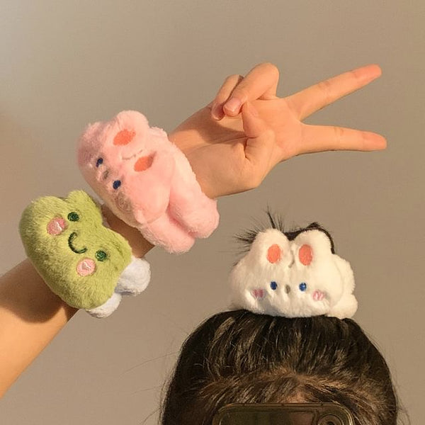 Chenille Face Wrist (Various Wash Animal Band Designs) FashionChic