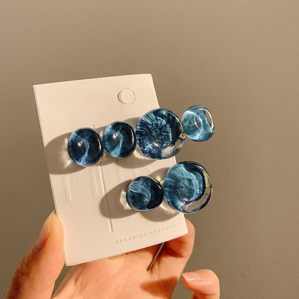 Designs) 2: Acrylic Clip Set (Various of Bead Hair FashionChic