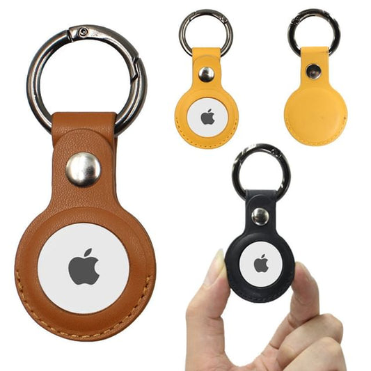 AirTag Keyring Faux Holder Leather FashionChic