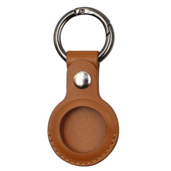 AirTag Keyring Faux Holder Leather FashionChic