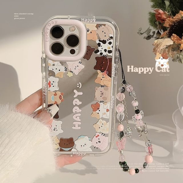 Case Mirrored Phone Cat FashionChic
