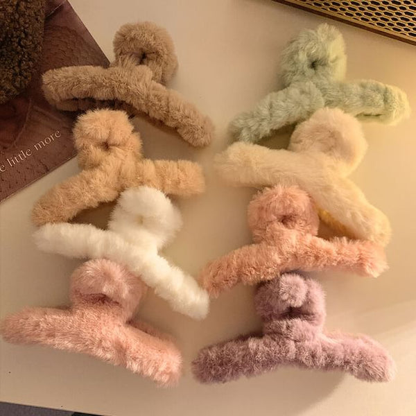 Plain Clamp Hair Chenille FashionChic