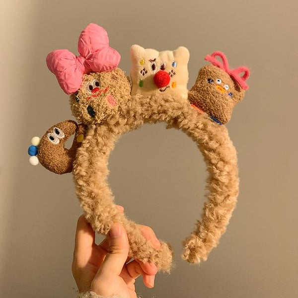 Face (Various Yarn Headband Designs) Wash Cookie FashionChic