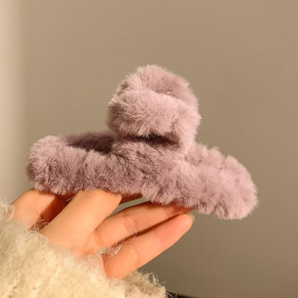 Plain Clamp Hair Chenille FashionChic