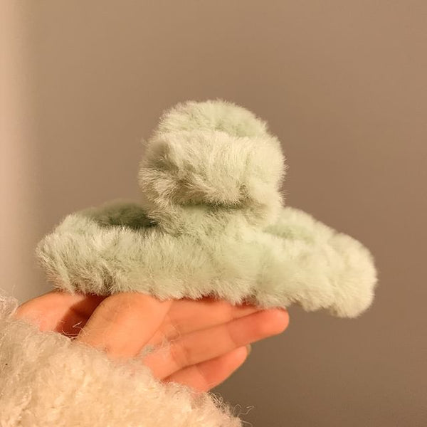 Plain Clamp Hair Chenille FashionChic