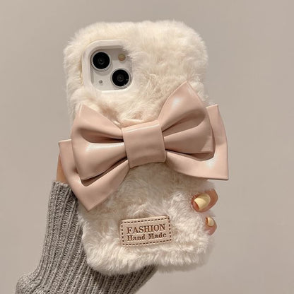 Chenille Bow Case Phone FashionChic