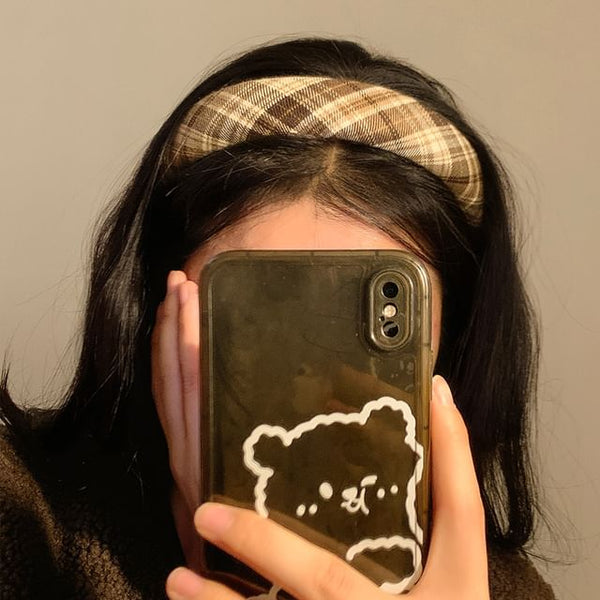 Headband Plaid FashionChic