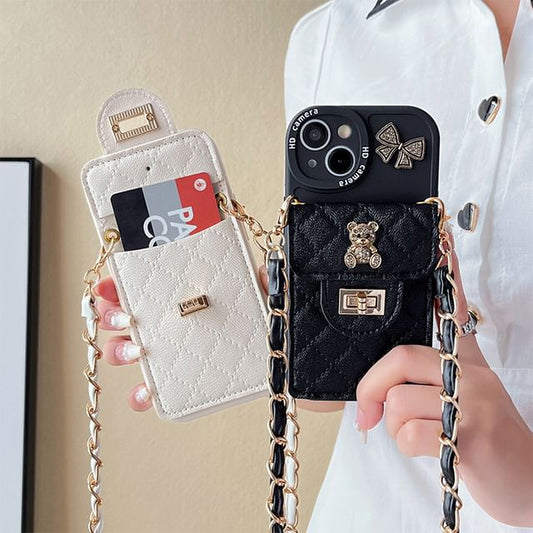 Phone Holder Case Bear Card FashionChic