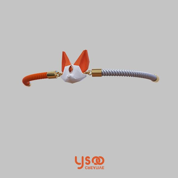 Poly Low Acrylic Fox Cord Bracelet FashionChic