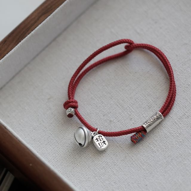 Bracelet Bell String Silver FashionChic