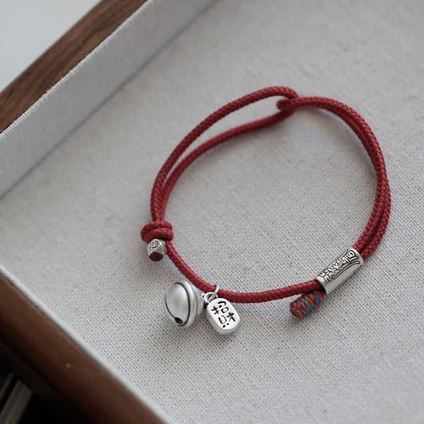 Bracelet Bell String Silver FashionChic